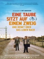 Eine Taube sitzt auf einem Zweig und denkt über das Leben nach Eine Taube sitzt auf einem Zweig und denkt über das Leben nach